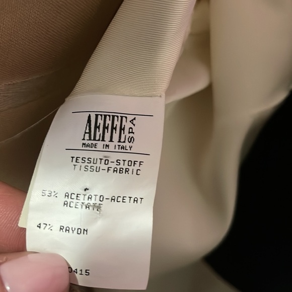 Moschino Couture Double Collar Tuxedo Jacket Ivory Black - Picture 16 of 16